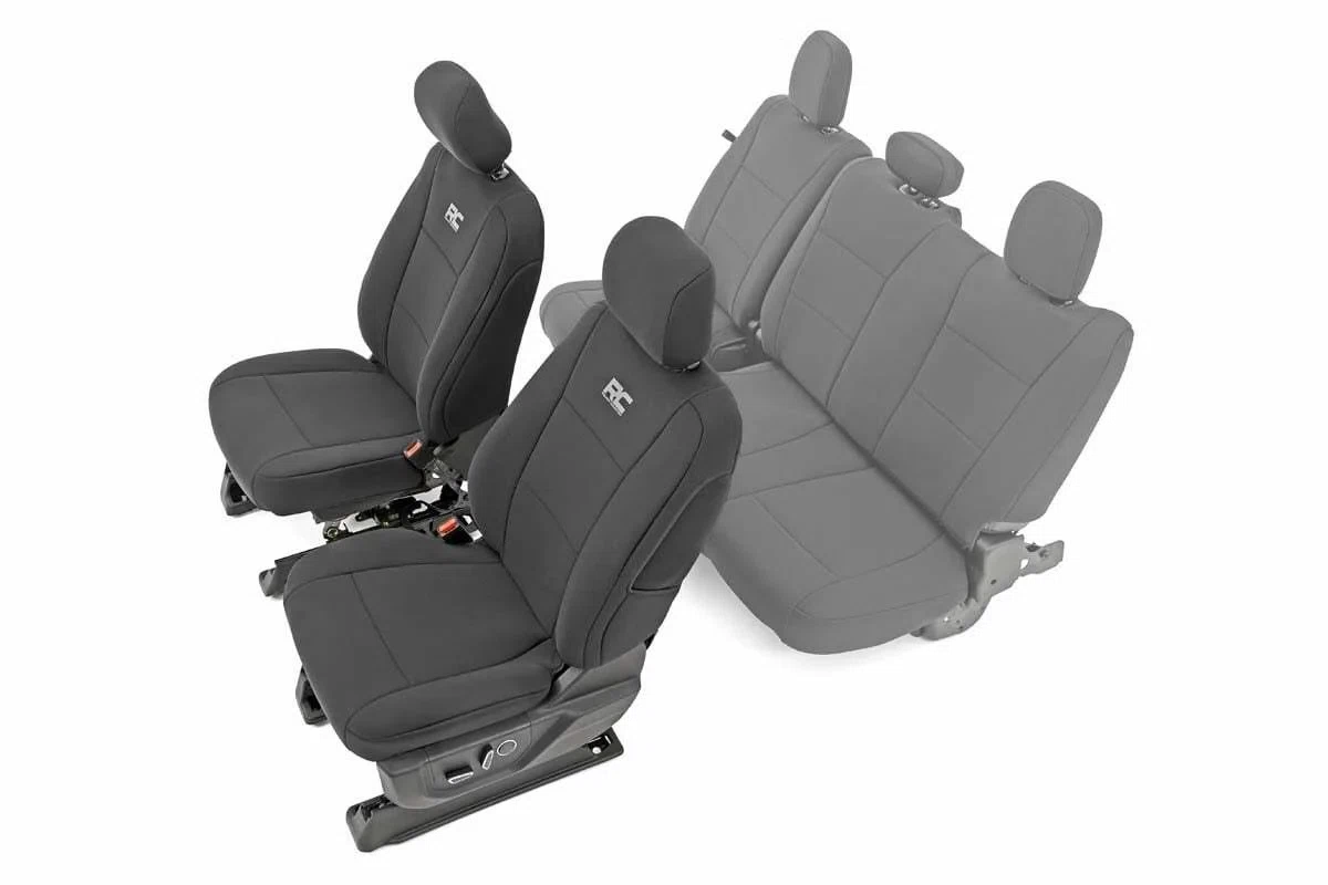 Fits Ford F-150_Lightning_F-250 (15-23) Seat Covers Front Bucket Seats 91016
